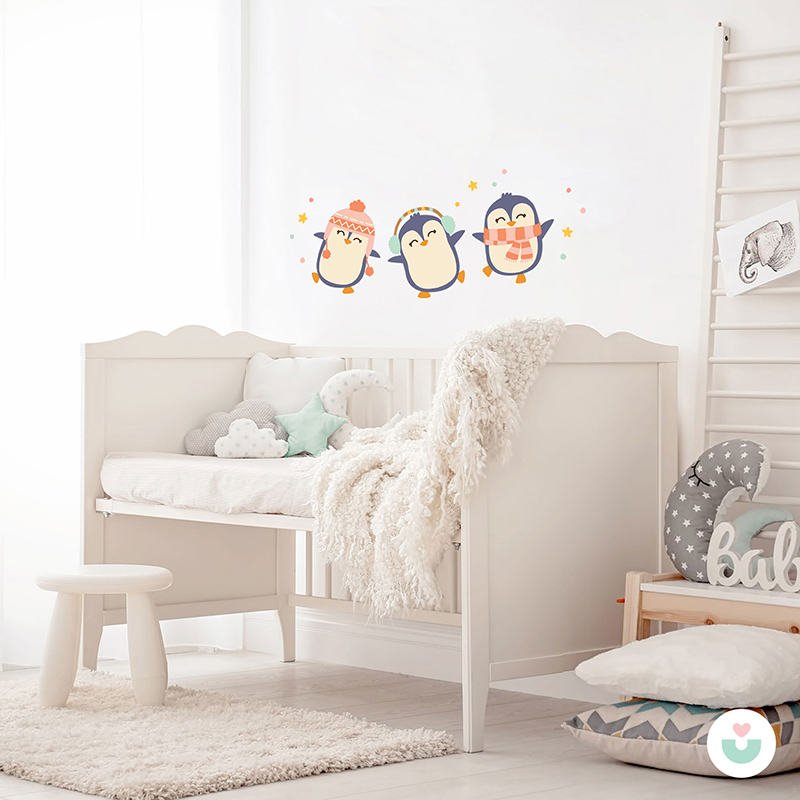 Dans Eden Penguenler Duvar Sticker - 2
