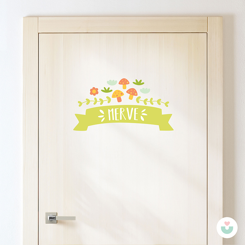 Doğayı Seviyorum İsme Özel Duvar Sticker - 2