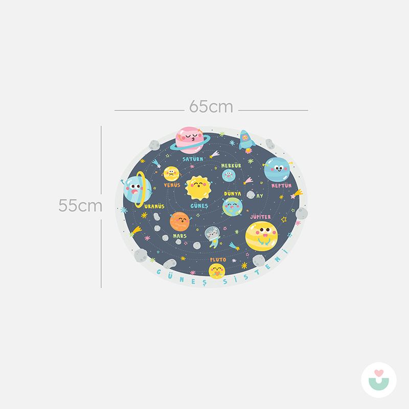 Güneş Sistemini Öğreniyorum Duvar Sticker - 5