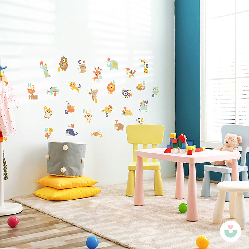 İlk Alfabem İngilizce Duvar Sticker - 2