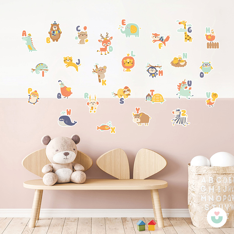 İlk Alfabem İngilizce Duvar Sticker - 4