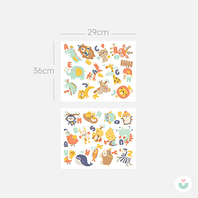 İlk Alfabem İngilizce Duvar Sticker - 6