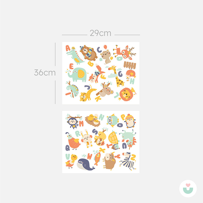 İlk Alfabem İngilizce Duvar Sticker - 6