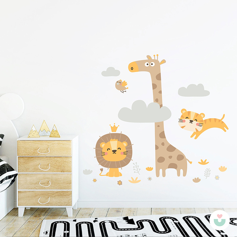 Minik Safari Duvar Sticker - 3
