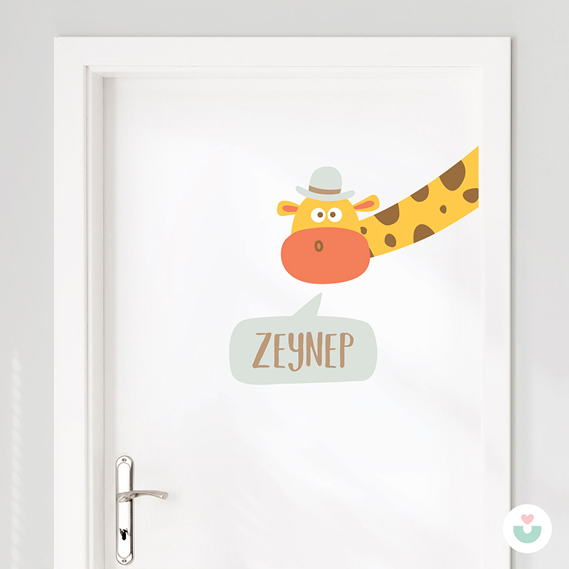 Odama Hoşgeldiniz İsme Özel Duvar Sticker - 1