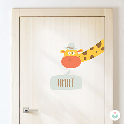 Odama Hoşgeldiniz İsme Özel Duvar Sticker - 3