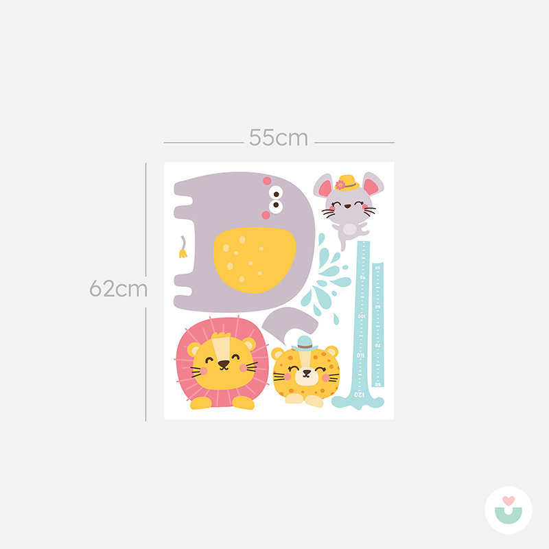 Su Fışkırtan Fil Sticker Boy Cetveli - 5