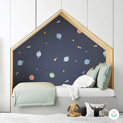 Uzay Mini Duvar Sticker Seti - 3