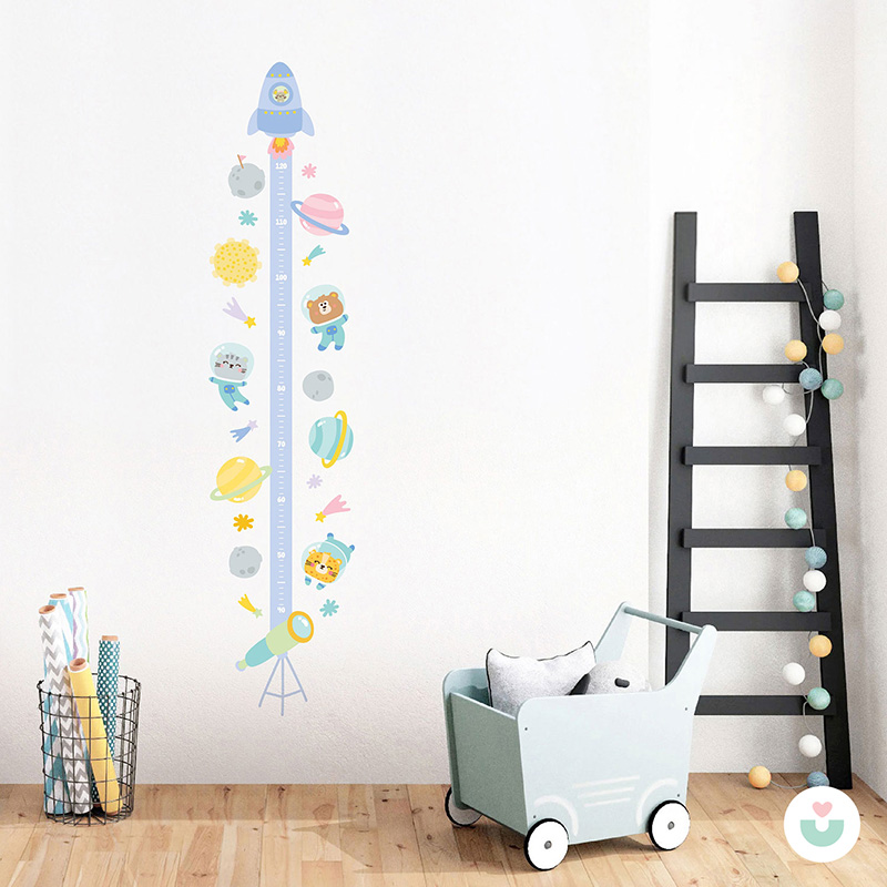 Uzay Yolculuğu Sticker Boy Cetveli - 1