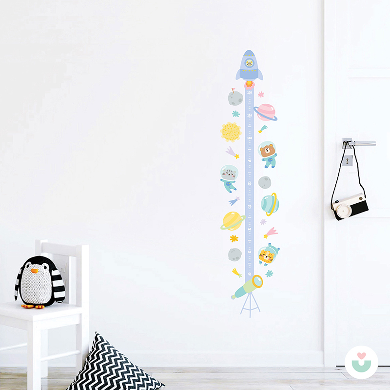 Uzay Yolculuğu Sticker Boy Cetveli - 3